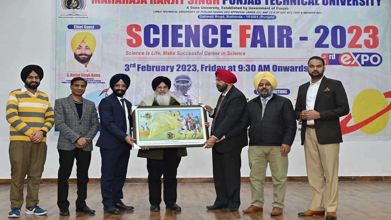 ਮਹਾਰਾਜਾ ਰਣਜੀਤ ਸਿੰਘ ਪੰਜਾਬ ਟੈਕਨੀਕਲ ਯੂਨੀਵਰਸਿਟੀ ਵਿਖੇ ਵਿਗਿਆਨ ਮੇਲਾ, ਹਜਾਰਾਂ ਵਿਦਿਆਰਥੀਆਂ ਨੇ ਕੀਤੀ ਸ਼ਿਰਕਤ