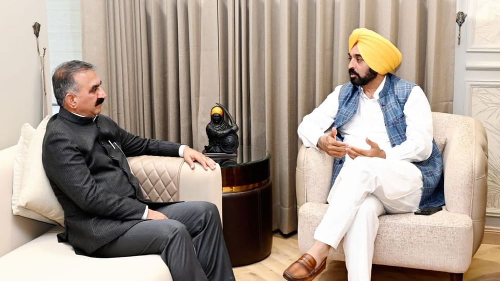 CMs Meeting: ਪੰਜਾਬ ਦੇ ਸੀਐੱਮ ਮਾਨ ਨੂੰ ਮਿਲੇ ਹਿਮਾਚਲ ਦੇ ਮੁੱਖ ਮੰਤਰੀ ਸੁਖਵਿੰਦਰ ਸਿੰਘ ਸੁੱਖੂ