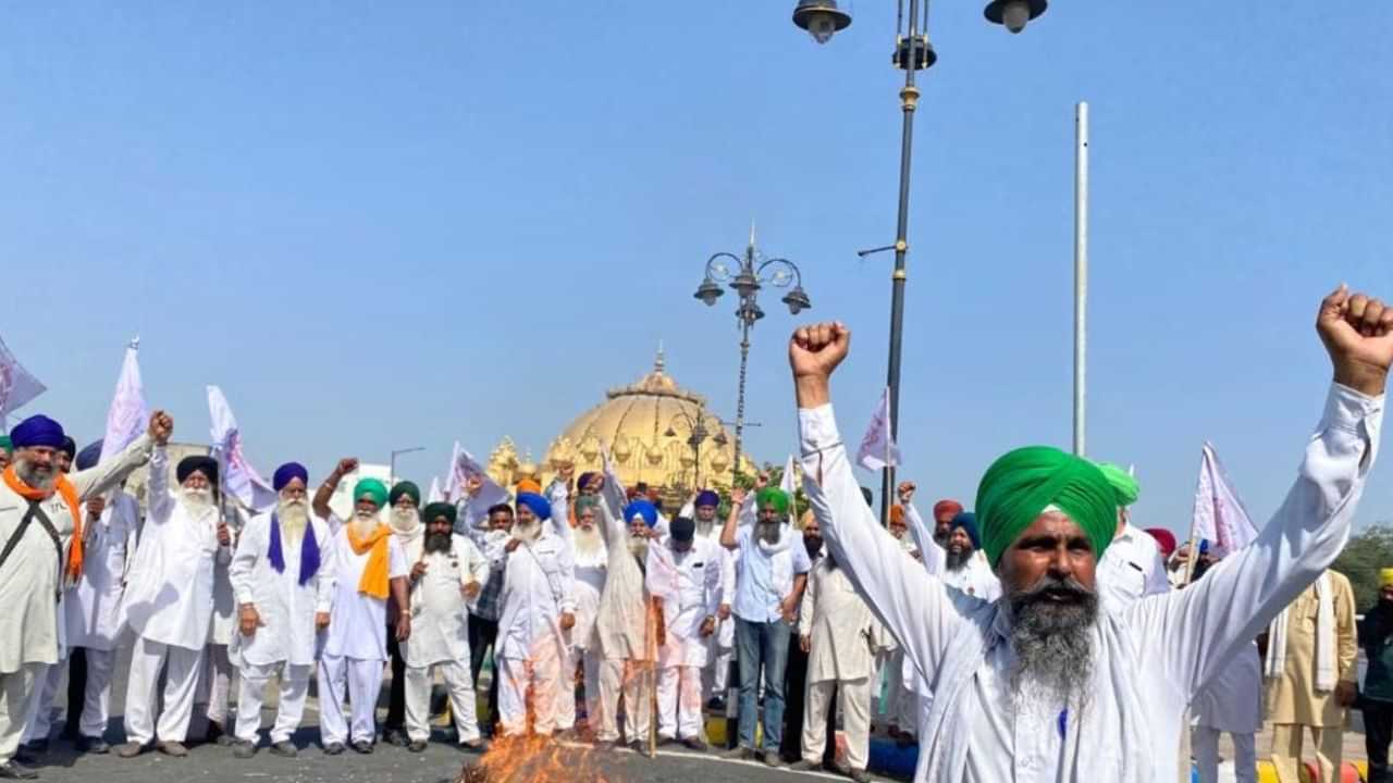 Farmer Protest: ਕਣਕ ਦੇ ਭਾਅ ਵਿੱਚ ਕੱਟ ਲਾਉਣ ਦਾ ਵਿਰੋਧ, ਕਿਸਾਨਾਂ ਨੇ ਕੇਂਦਰ ਖਿਲਾਫ ਖੋਲ੍ਹਿਆ ਮੋਰਚਾ