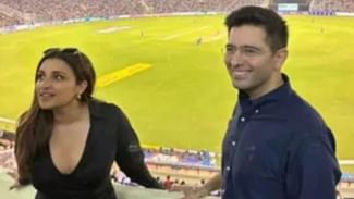 Parineeti Raghav: IPL ਮੈਚ ‘ਚ ਲੱਗੇ ‘ਪਰਿਣੀਤੀ ਭਾਬੀ ਜ਼ਿੰਦਾਬਾਦ’ ਦੇ ਨਾਅਰੇ, ਰਾਘਵ ਚੱਢਾ ਨਾਲ ਮੈਚ ਦੇਖਣ ਪਹੁੰਚੀ ਪਰਿਣੀਤੀ ਚੋਪੜਾ