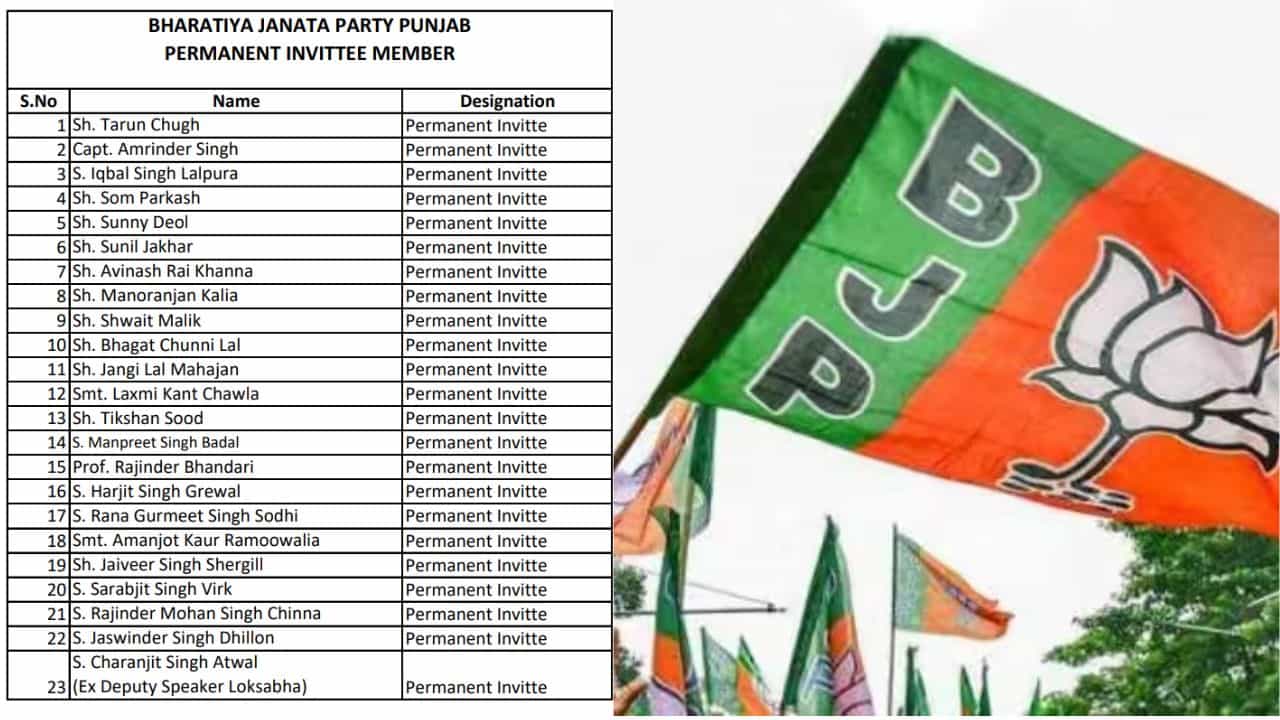 BJP State Executive announced: ਪੰਜਾਬ ਬੀਜੇਪੀ ਪ੍ਰਧਾਨ ਅਸ਼ਵਨੀ ਸ਼ਰਮਾ ਵਲੋਂ ਭਾਜਪਾ ਪੰਜਾਬ ਦੀ ਸੂਬਾ ਕਾਰਜਕਾਰਨੀ ਦਾ ਐਲਾਨ