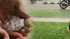 Weather Change in Punjab: ਪੰਜਾਬ ‘ਚ ਮੀਂਹ ਅਤੇ ਗੜ੍ਹੇਮਾਰੀ ਨਾਲ ਲੋਕਾਂ ਨੂੰ ਮਿਲੀ ਰਾਹਤ ਤਾਂ ਕਿਸਾਨਾਂ ਦੇ ਵੀ ਖਿੜੇ ਚੇਹਰੇ , ਵੇਖੋ ਤਸਵੀਰਾਂ Weather Change in Punjab: ਪੰਜਾਬ ‘ਚ ਮੀਂਹ ਅਤੇ ਗੜ੍ਹੇਮਾਰੀ ਨਾਲ ਲੋਕਾਂ ਨੂੰ ਮਿਲੀ ਰਾਹਤ ਤਾਂ ਕਿਸਾਨਾਂ ਦੇ ਵੀ ਖਿੜੇ ਚੇਹਰੇ , ਵੇਖੋ ਤਸਵੀਰਾਂ...