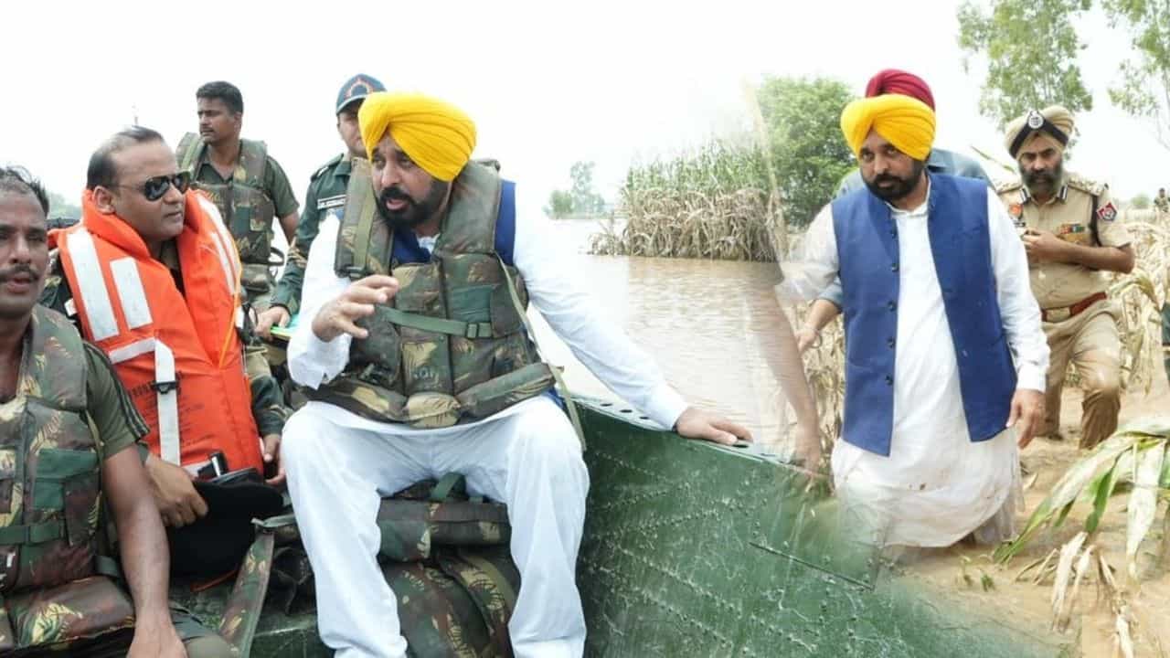 Punjab Flood: CM ਮਾਨ ਹੜ੍ਹ ਪ੍ਰਭਾਵਿਤ ਇਲਾਕਿਆਂ ਦਾ ਲੈ ਰਹੇ ਜਾਇਜ਼ਾ, ਬੋਲੇ- ਸਰਕਾਰ ਦੇਵੇਗੀ ਨੁਕਸਾਨ ਦਾ ਮੁਆਵਜ਼ਾ