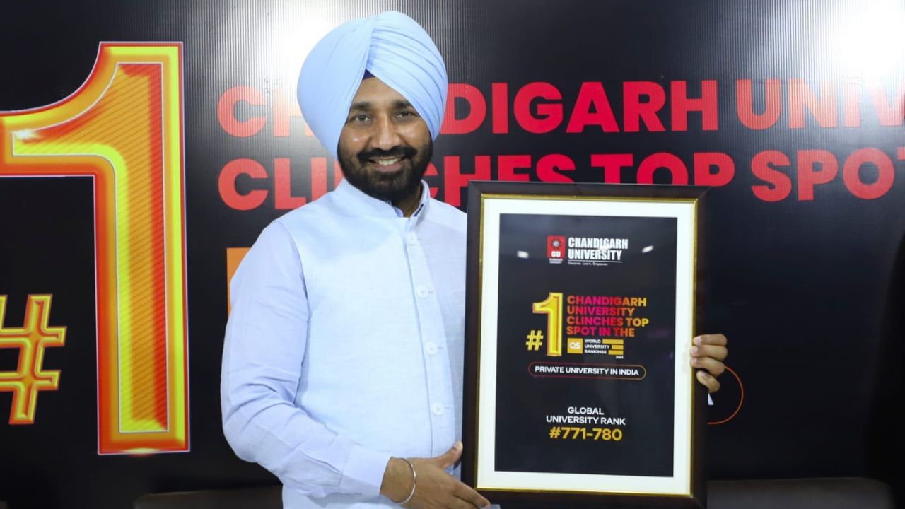 ਕਿਊਐਸ ਵਰਲਡ ਯੂਨੀਵਰਸਿਟੀ ਰੈਂਕਿੰਗ 2024 ‘ਚ ਚੰਡੀਗੜ੍ਹ ਯੂਨੀਵਰਸਿਟੀ ਬਣੀ ਭਾਰਤ ‘ਚ ਪਹਿਲੇ ਰੈਂਕ ਵਾਲੀ ਪ੍ਰਾਈਵੇਟ ਯੂਨੀਵਰਸਿਟੀ ਕਿਊਐਸ ਵਰਲਡ ਯੂਨੀਵਰਸਿਟੀ ਰੈਂਕਿੰਗ 2024 ‘ਚ ਚੰਡੀਗੜ੍ਹ ਯੂਨੀਵਰਸਿਟੀ ਬਣੀ ਭਾਰਤ ‘ਚ ਪਹਿਲੇ ਰੈਂਕ ਵਾਲੀ ਪ੍ਰਾਈਵੇਟ ਯੂਨੀਵਰਸਿਟੀ