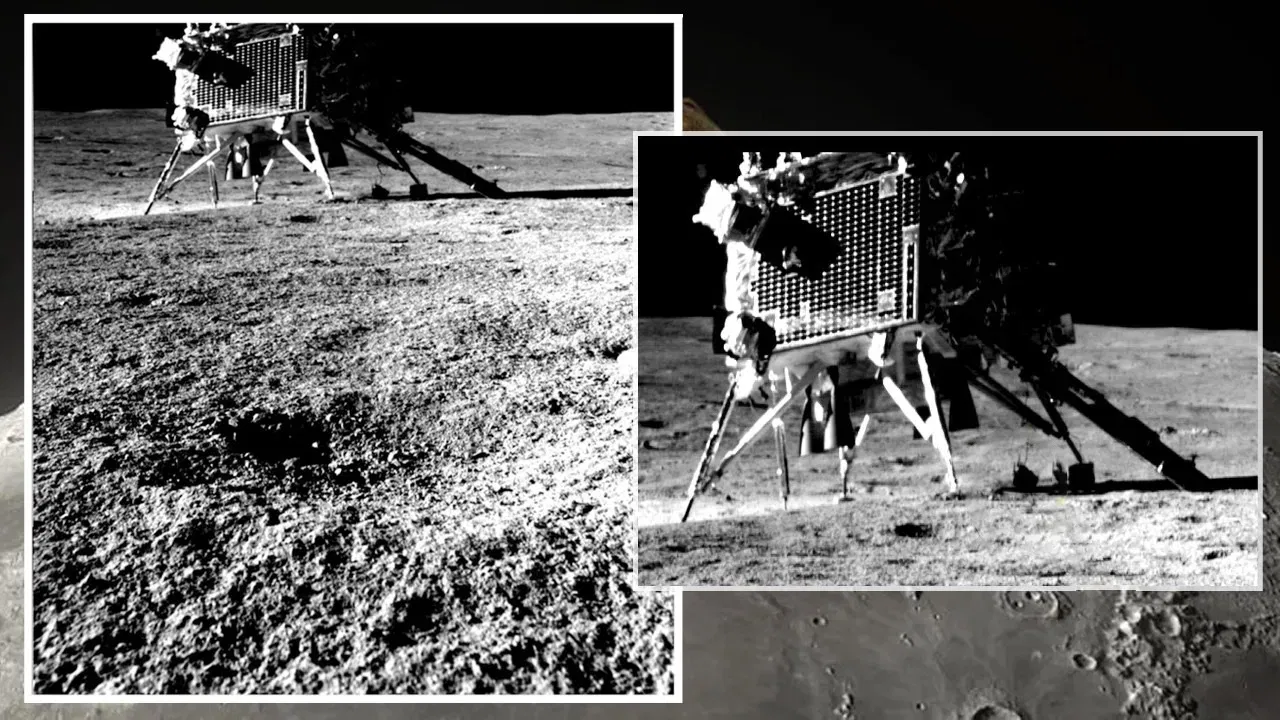 Chandrayaan 3: ‘Smile Please..’, ਪ੍ਰਗਿਆਨ ਨੇ ਚੰਨ੍ਹ ‘ਤੇ ਖਿੱਚੀ ਵਿਕਰਮ ਦੀ ਫੋਟੋ, ISRO ਨੇ ਕੀਤੀ ਜਾਰੀ