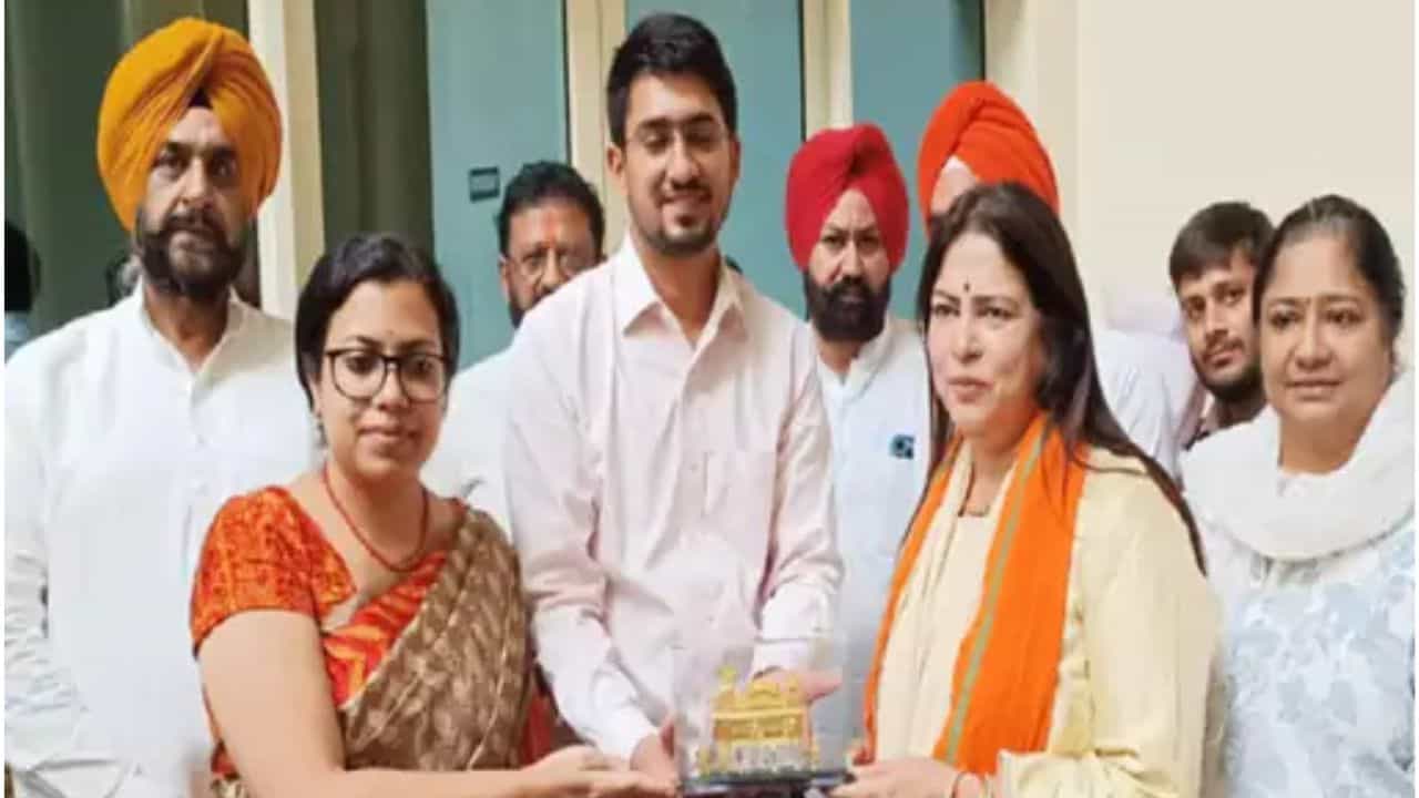 ਕੇਂਦਰੀ ਮੰਤਰੀ ਮੀਨਾਕਸ਼ੀ ਲੇਖੀ ਪਹੁੰਚੀ ਲੁਧਿਆਣਾ, ਪੀਐੱਮ ਵਿਸ਼ਵਕਰਮਾ ਯੋਜਨਾ ਕਰਵਾਈ ਲਾਂਚ