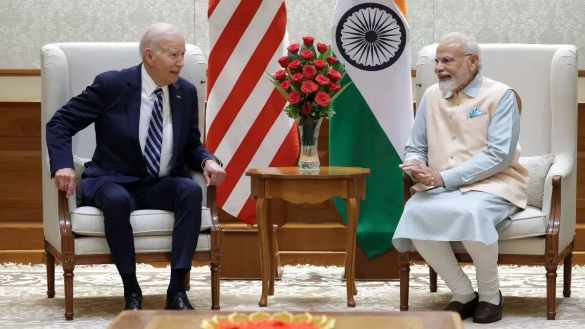 G-20 Summit: ਪ੍ਰਧਾਨ ਮੰਤਰੀ ਮੋਦੀ ਦੀ ਜੋਅ ਬਿਡੇਨ ਨਾਲ ਦੁਵੱਲੀ ਗੱਲਬਾਤ, ਮੋਦੀ ਬੋਲੇ- ਸਾਡੀ ਦੋਸਤੀ ਦੁਨੀਆ ਲਈ ਬਹੁਤ ਜਰੂਰੀ G-20 Summit: ਪ੍ਰਧਾਨ ਮੰਤਰੀ ਮੋਦੀ ਦੀ ਜੋਅ ਬਿਡੇਨ ਨਾਲ ਦੁਵੱਲੀ ਗੱਲਬਾਤ, ਮੋਦੀ ਬੋਲੇ- ਸਾਡੀ ਦੋਸਤੀ ਦੁਨੀਆ ਲਈ ਬਹੁਤ ਜਰੂਰੀ