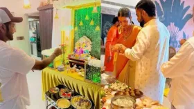 VIDEO: ਆਸਟ੍ਰੇਲੀਆ ਨਾਲ ਟਕਰਾਉਣ ਤੋਂ ਪਹਿਲਾਂ ਟੀਮ ਇੰਡੀਆ ਨੇ ਧੂਮ-ਧਾਮ ਨਾਲ ਮਨਾਈ ਗਣੇਸ਼ ਚਤੁਰਥੀ, ਰੋਹਿਤ, ਵਿਰਾਟ ਤੋਂ ਲੈ ਕੇ ਸਚਿਨ ਤੱਕ ਹਰ ਕਿਸੇ ਨੇ ਲਾਏ ਬੱਪਾ ਦੇ ਜੈਕਾਰੇ VIDEO: ਆਸਟ੍ਰੇਲੀਆ ਨਾਲ ਟਕਰਾਉਣ ਤੋਂ ਪਹਿਲਾਂ ਟੀਮ ਇੰਡੀਆ ਨੇ ਧੂਮ-ਧਾਮ ਨਾਲ ਮਨਾਈ ਗਣੇਸ਼ ਚਤੁਰਥੀ, ਰੋਹਿਤ, ਵਿਰਾਟ ਤੋਂ ਲੈ ਕੇ ਸਚਿਨ ਤੱਕ ਹਰ ਕਿਸੇ ਨੇ ਲਾਏ ਬੱਪਾ ਦੇ ਜੈਕਾਰੇ...