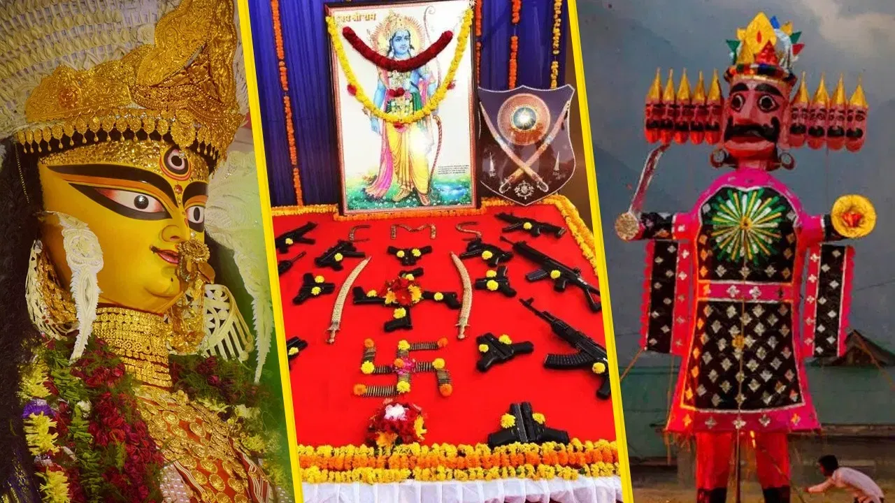 Dussehra 2023: ਅੱਜ ਹੈ ਦੁਸਹਿਰਾ, ਜਾਣੋ ਰਾਵਣ ਦਹਨ ਤੋਂ ਲੈ ਕੇ ਸ਼ਾਸਤਰ ਪੂਜਾ ਦਾ ਸ਼ੁਭ ਸਮਾਂ ਅਤੇ ਮਹੱਤਵ Dussehra 2023: ਅੱਜ ਹੈ ਦੁਸਹਿਰਾ, ਜਾਣੋ ਰਾਵਣ ਦਹਨ ਤੋਂ ਲੈ ਕੇ ਸ਼ਾਸਤਰ ਪੂਜਾ ਦਾ ਸ਼ੁਭ ਸਮਾਂ ਅਤੇ ਮਹੱਤਵ