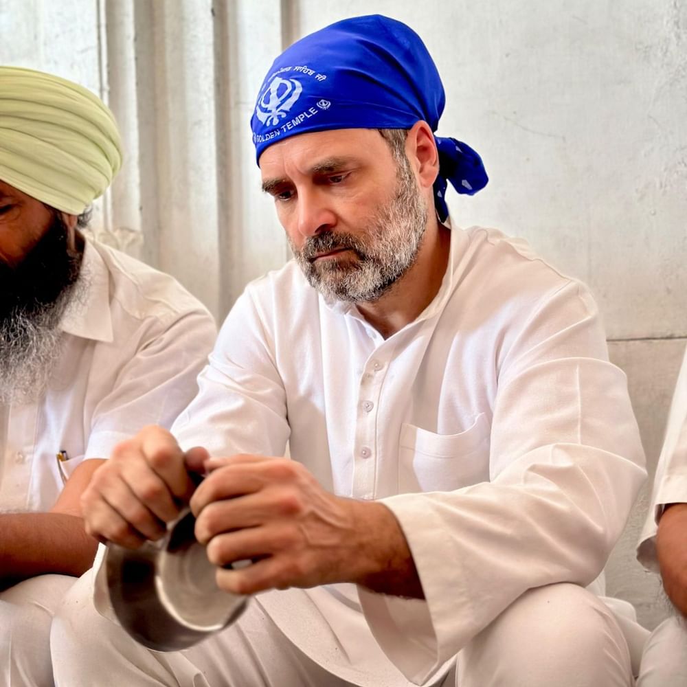 ਭਾਰਤ ਗਠਜੋੜ ਬਣਨ ਤੋਂ ਬਾਅਦ ਰਾਹੁਲ ਗਾਂਧੀ ਦੀ ਇਹ ਪਹਿਲੀ ਪੰਜਾਬ ਫੇਰੀ ਹੈ। ਪੰਜਾਬ ਦੇ ਕਾਂਗਰਸੀ ਇਸ ਗਠਜੋੜ ਦਾ ਲਗਾਤਾਰ ਵਿਰੋਧ ਕਰ ਰਹੇ ਹਨ। (Credits: Twitter)