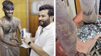 OMG! ਥੈਲਾ ਭਰ ਕੇ ਸਿੱਕੇ ਲੈ ਕੇ Apple iPhone ਖਰੀਦਣ ਪਹੁੰਚਿਆ ਭਿਖਾਰੀ, ਯੂਜ਼ਰਸ ਬੋਲੇ- ‘ਕਿਸੇ ਨੂੰ ਛੋਟਾ ਨਾ ਸਮਝੋ’, ਵੇਖੋ ਸ਼ਾਨਦਾਰ ਵੀਡੀਓ OMG! ਥੈਲਾ ਭਰ ਕੇ ਸਿੱਕੇ ਲੈ ਕੇ Apple iPhone ਖਰੀਦਣ ਪਹੁੰਚਿਆ ਭਿਖਾਰੀ, ਯੂਜ਼ਰਸ ਬੋਲੇ- ‘ਕਿਸੇ ਨੂੰ ਛੋਟਾ ਨਾ ਸਮਝੋ’, ਵੇਖੋ ਸ਼ਾਨਦਾਰ ਵੀਡੀਓ