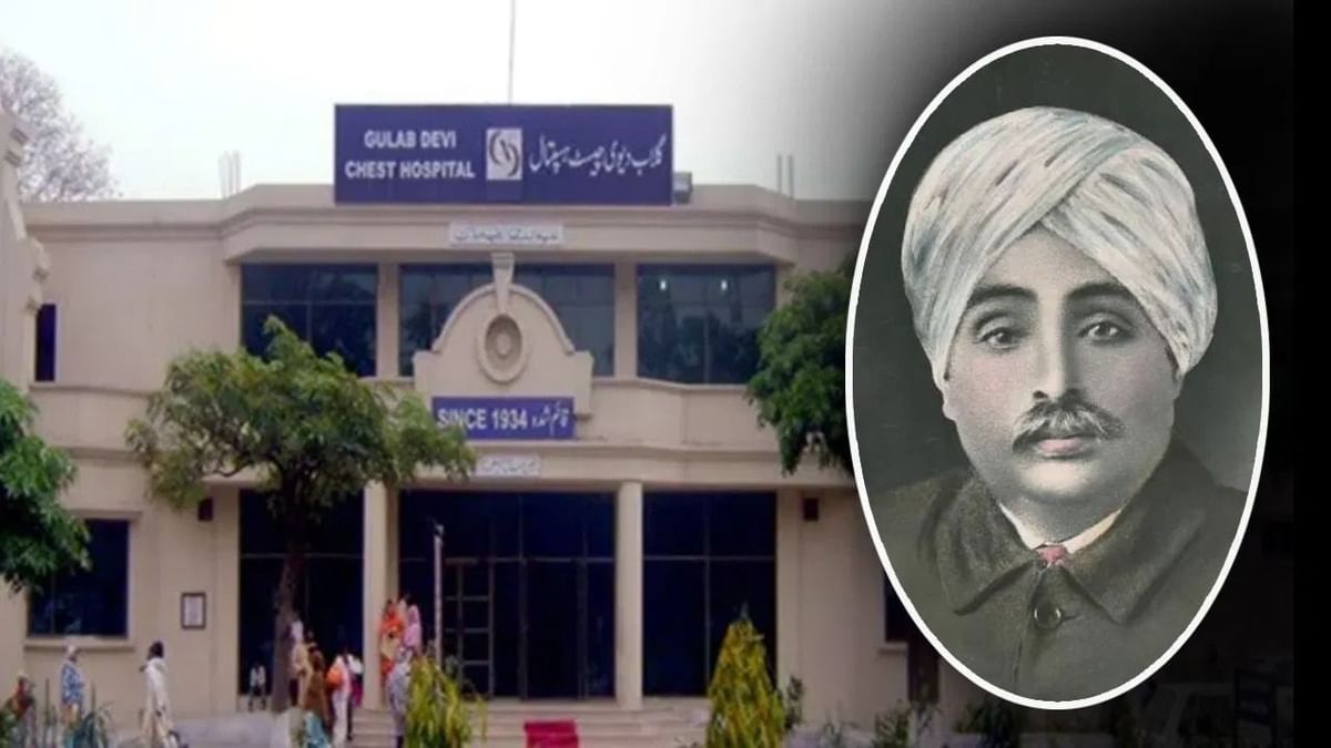 Who was the rose goddess of Pakistan for whom revolutionary Lajpat Rai built a hospital, Jinnah came to see
