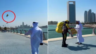 OMG: ਦੁਬਈ ‘ਚ ਇਸ ਤਰ੍ਹਾਂ ਲੋਕਾਂ ਤੱਕ ਪਹੁੰਚਦਾ ਹੈ ਪਾਰਸਲ, ਹਵਾ ‘ਚ ਉੱਡਕੇ ਆਉਂਦੇ ਹਨ ਡਿਲੀਵਰੀ ਬੁਆਏ, ਵੀਡੀਓ ਵਾਇਰਲ OMG: ਦੁਬਈ ‘ਚ ਇਸ ਤਰ੍ਹਾਂ ਲੋਕਾਂ ਤੱਕ ਪਹੁੰਚਦਾ ਹੈ ਪਾਰਸਲ, ਹਵਾ ‘ਚ ਉੱਡਕੇ ਆਉਂਦੇ ਹਨ ਡਿਲੀਵਰੀ ਬੁਆਏ, ਵੀਡੀਓ ਵਾਇਰਲ