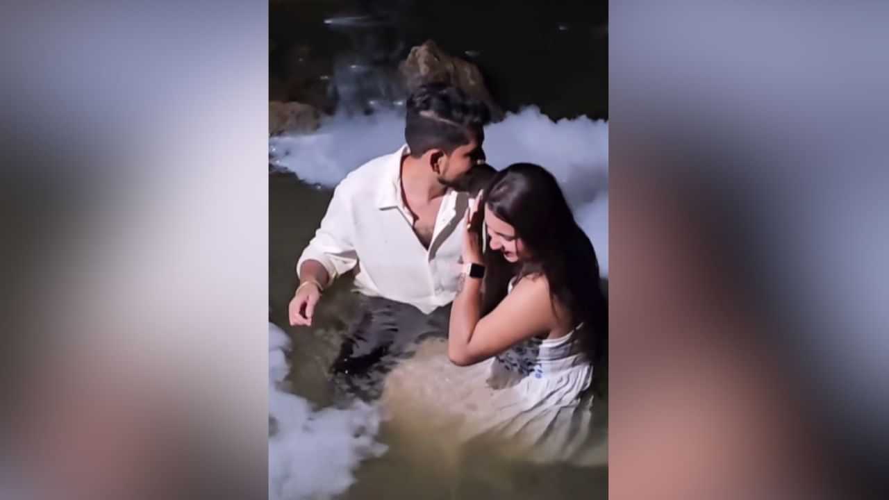 OMG! ਪ੍ਰੀ-ਵੈਡਿੰਗ ਫੋਟੋਸ਼ੂਟ ਚ ਹੋਈ ਸੱਪ ਦੀ ਐਂਟਰੀ, ਕਪਲ ਦੇ ਰਿਐਕਸ਼ਨ ਤੇ ਲੋਕ ਹੈਰਾਨ