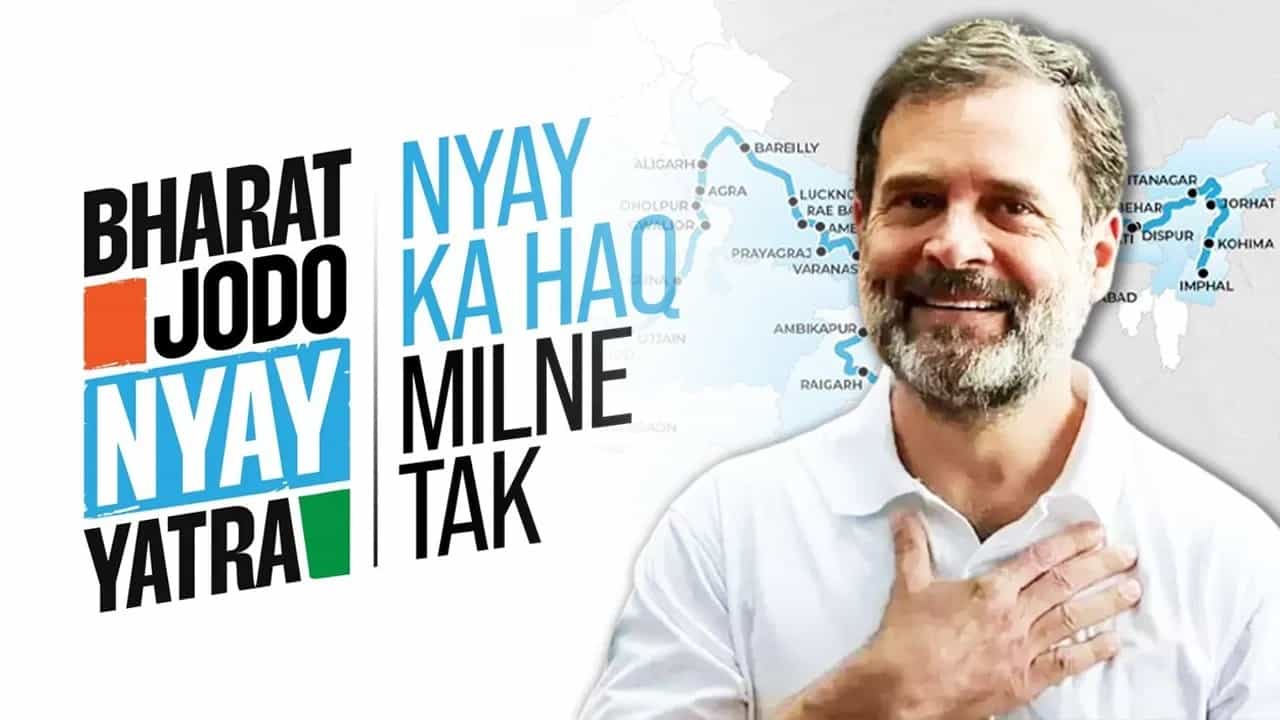 67 ਦਿਨ, 15 ਰਾਜ, 110 ਜ਼ਿਲ੍ਹੇ, 6,200 ਕਿਲੋਮੀਟਰ ਰਾਹੁਲ ਗਾਂਧੀ ਭਲਕੇ ਮਨੀਪੁਰ ਤੋਂ ਭਾਰਤ ਜੋੜੋ ਨਿਆਏ ਯਾਤਰਾ ਸ਼ੁਰੂ ਕਰਨਗੇ