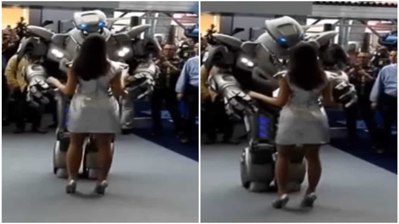 Viral Video: ਕੀ ਜ਼ਮਾਨਾ ਆ ਗਿਆ ਹੈ ਭਾਈ, ਰੋਬੋਟ ਨਾਲ ਨੱਚਦੀ ਕੁੜੀ ਨੂੰ ਦੇਖ ਦੰਗ ਰਹਿ ਗਏ ਲੋਕ