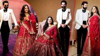 Wedding Reception Photos: ਮਾਡਲ ਸਰੁਸ਼ਟੀ ਤੇ ਲਾਂਗ ਟਾਇਮ ਬੁਆਏਫਰੈਂਡ ਅਰਸ਼ ਹੋਏ ਇੱਕੋ-ਮਿਕੇ, ਦੇਖੋ ਰਿਸੈਪਸ਼ਨ ਦੀਆਂ ਫੋਟੋਆਂ