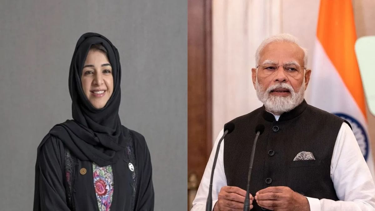 The woman leader of UAE who handles foreign affairs, made a deal with India in front of PM Modi