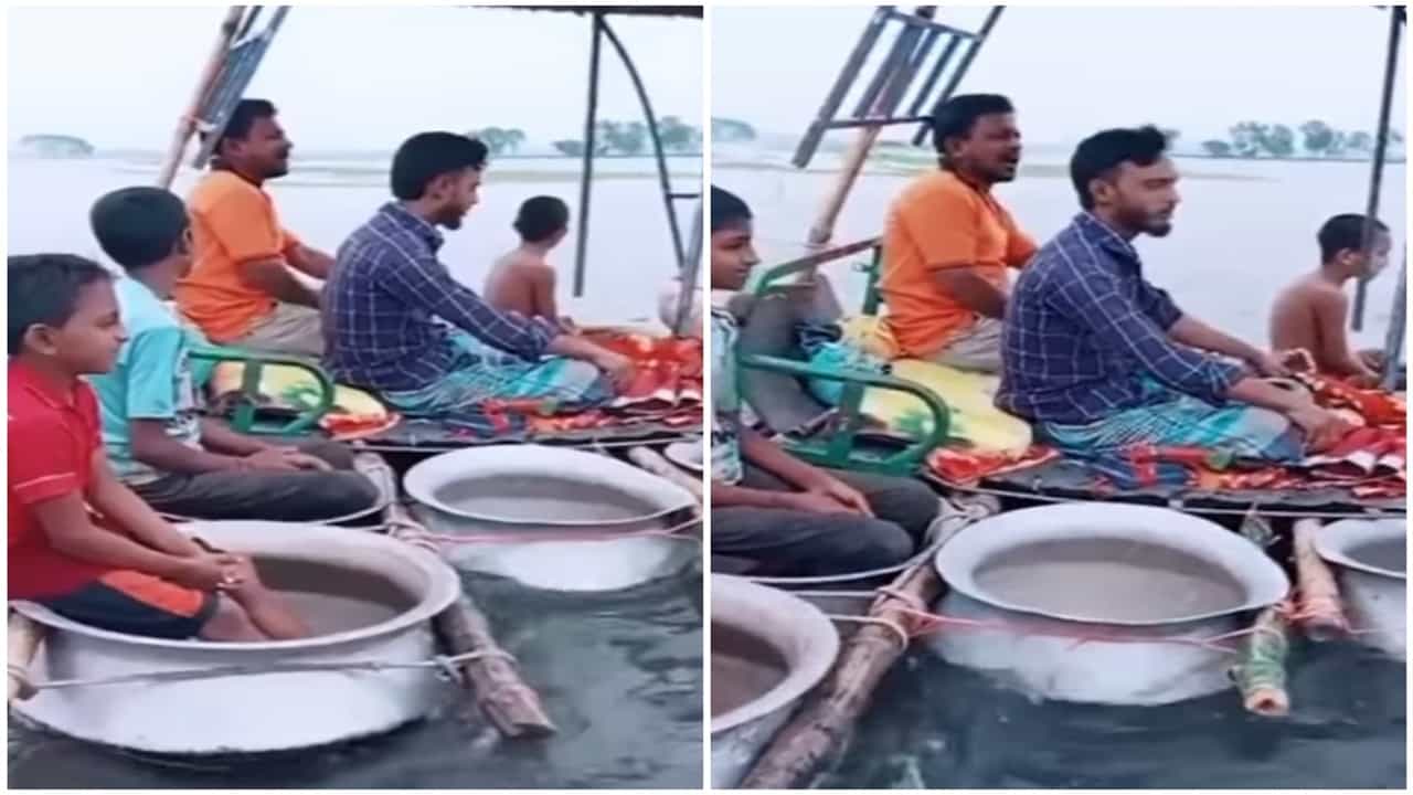 ਕੀ ਤੁਸੀਂ ਕਦੇ ਦੇਖੀ ਹੈ ਅਜਿਹੀ ਅਨੋਖੀ ਕਿਸ਼ਤੀ? ਸੋਸ਼ਲ ਮੀਡੀਆ ਤੇ ਵੀਡੀਓ ਵਾਇਰਲ ਕੀ ਤੁਸੀਂ ਕਦੇ ਦੇਖੀ ਹੈ ਅਜਿਹੀ ਅਨੋਖੀ ਕਿਸ਼ਤੀ? ਸੋਸ਼ਲ ਮੀਡੀਆ ਤੇ ਵੀਡੀਓ ਵਾਇਰਲ