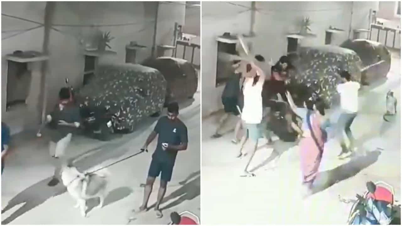 ਗਲੀ ਚ ਕੁੱਤੇ ਨੂੰ ਘੁੰਮਾ ਰਹੇ ਸ਼ਖਸ ਨੂੰ ਗੁਆਂਢੀਆਂ ਨੇ ਡੰਡਿਆਂ ਨਾਲ ਕੁੱਟਿਆ, ਬਚਾਉਣ ਆਈ ਪਤਨੀ ਨੂੰ ਵੀ ਨਹੀਂ ਬਖਸ਼ਿਆ ਗਲੀ ਚ ਕੁੱਤੇ ਨੂੰ ਘੁੰਮਾ ਰਹੇ ਸ਼ਖਸ ਨੂੰ ਗੁਆਂਢੀਆਂ ਨੇ ਡੰਡਿਆਂ ਨਾਲ ਕੁੱਟਿਆ, ਬਚਾਉਣ ਆਈ ਪਤਨੀ ਨੂੰ ਵੀ ਨਹੀਂ ਬਖਸ਼ਿਆ