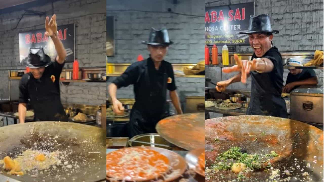 ਮਾਈਕਲ ਜੈਕਸਨ ਸਟਾਈਲ ਚ ਆਦਮੀ ਨੇ ਬਣਾਈ ਪਾਵ-ਭਾਜੀ, ਲੋਕਾਂ ਨੇ ਕਿਹਾ- ਭਾਈ ਇਸ ਨੂੰ ਜਲਦੀ ਹਸਪਤਾਲ ਲੈ ਜਾਓ