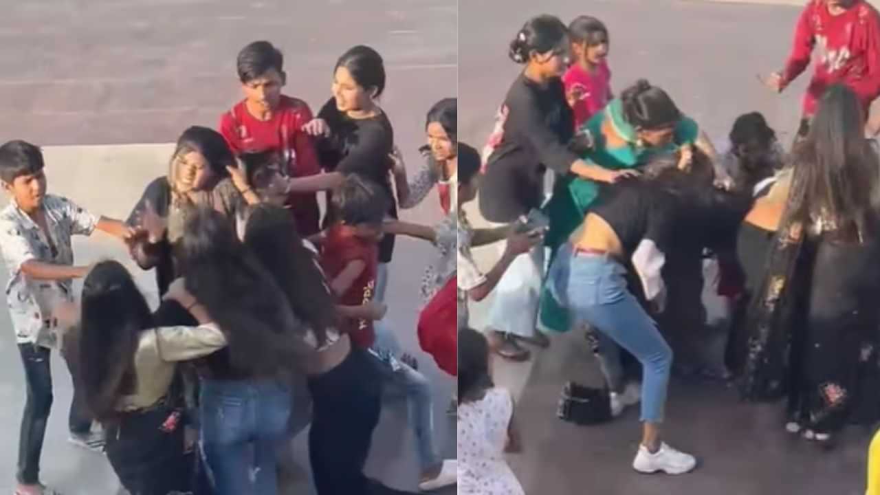 Girls Fighting In Park: ਪਾਰਕ ਚ ਗੁੱਥਮ-ਗੁੱਥੀ ਹੁੰਦੀ ਨਜ਼ਰ ਆਈਆਂ ਕੁੜੀਆਂ, ਹੋਰਾਂ ਨੇ ਵੀ ਸੇਕ ਲਏ ਹੱਥ