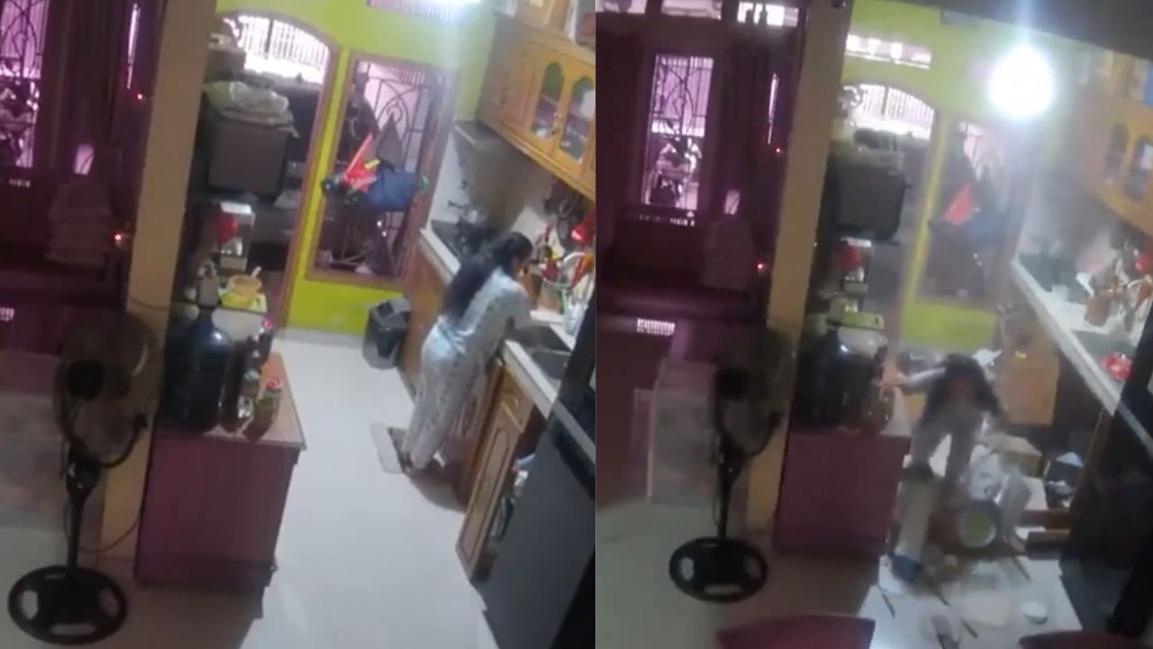 Viral Video: ਕਿਚਨ ‘ਚ ਕੰਮ ਕਰ ਰਹੀ ਸੀ ਔਰਤ ਕਿ ਅਚਾਨਕ ਫਟ ਗਿਆ ਸਿਲੰਡਰ, ਵੀਡੀਓ ਦੇਖ ਕੇ ਹੋ ਜਾਓਗੇ ਹੈਰਾਨ Viral Video: ਕਿਚਨ ‘ਚ ਕੰਮ ਕਰ ਰਹੀ ਸੀ ਔਰਤ ਕਿ ਅਚਾਨਕ ਫਟ ਗਿਆ ਸਿਲੰਡਰ, ਵੀਡੀਓ ਦੇਖ ਕੇ ਹੋ ਜਾਓਗੇ ਹੈਰਾਨ