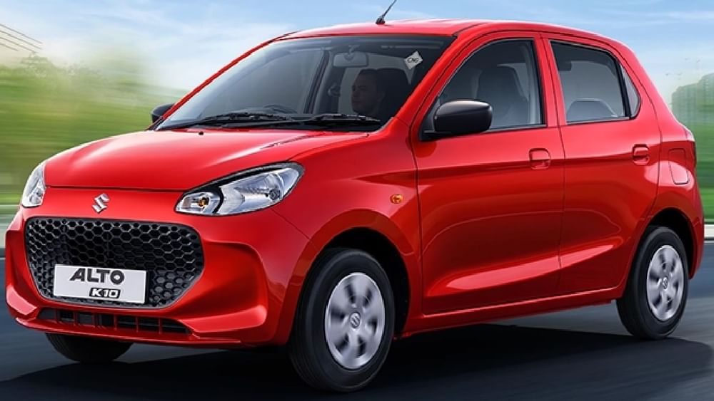Maruti Suzuki Alto K10 CNG: Maruti Suzuki Alto K10 ਸਭ ਤੋਂ ਸਸਤੀ CNG ਕਾਰ ਹੈ। CNG ਵਰਜ਼ਨ ਦੀ ਐਕਸ-ਸ਼ੋਰੂਮ ਕੀਮਤ 5.73 ਲੱਖ ਰੁਪਏ ਤੋਂ ਸ਼ੁਰੂ ਹੁੰਦੀ ਹੈ। ਮਾਰੂਤੀ ਸੁਜ਼ੂਕੀ ਦਾ ਦਾਅਵਾ ਹੈ ਕਿ ਆਲਟੋ ਕੇ10 ਸੀਐਨਜੀ 33.85 ਕਿਲੋਮੀਟਰ ਪ੍ਰਤੀ ਕਿਲੋਗ੍ਰਾਮ ਸੀਐਨਜੀ ਦੀ ਮਾਈਲੇਜ ਦੇ ਸਕਦੀ ਹੈ। (Maruti Suzuki)