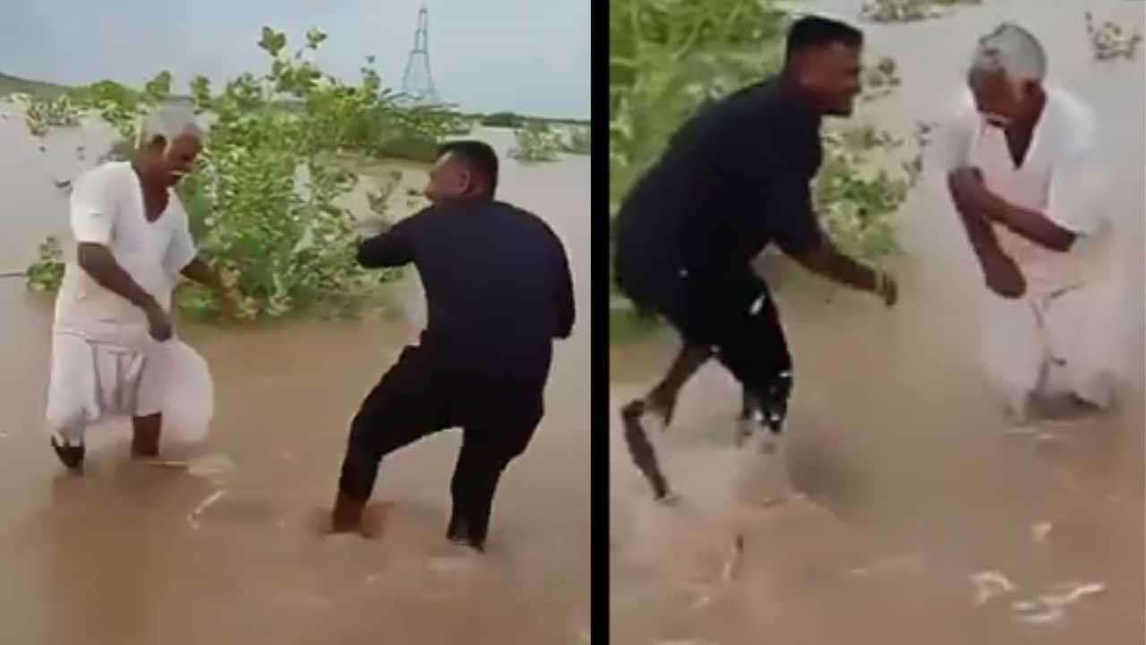 Father Son Dance Video: ਗੁਜਰਾਤ ਚ ਮੀਂਹ ਦੌਰਾਨ ਪਿਤਾ ਨੇ ਬੇਟੇ ਨਾਲ ਕੀਤਾ ਕਮਾਲ ਦਾ ਡਾਂਸ, ਵੀਡੀਓ ਹੋਈ ਵਾਇਰਲ