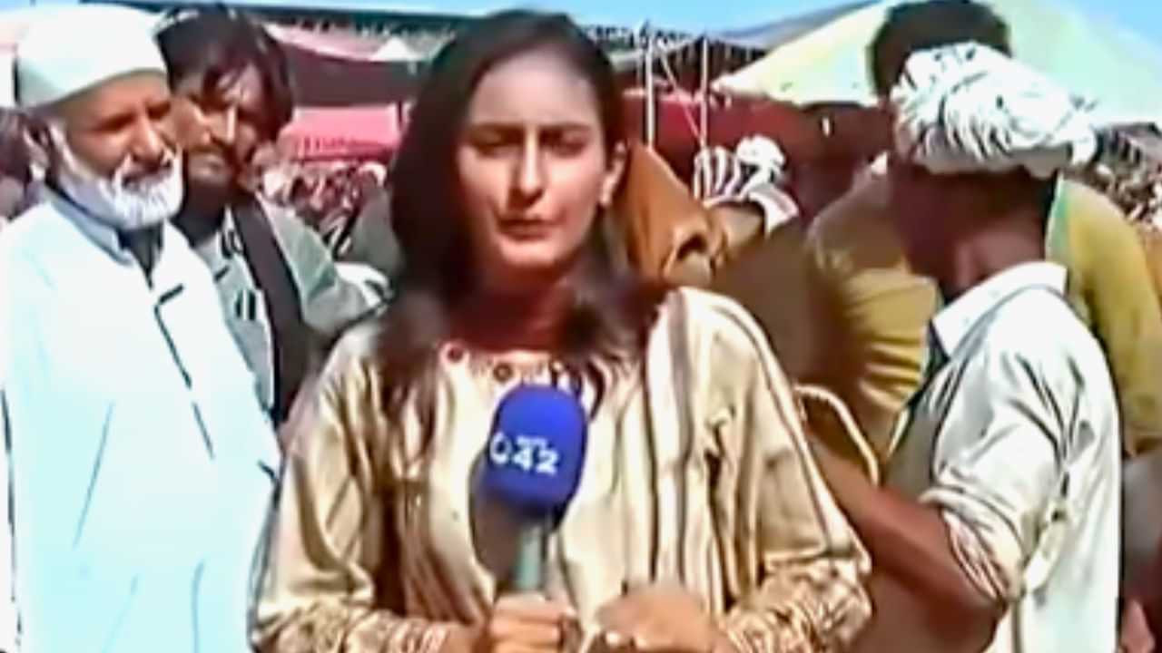 Bull Attack Pakistani Reporter: LIVE ਰਿਪੋਰਟਿੰਗ ਕਰ ਰਹੀ ਸੀ ਪਾਕਿਸਤਾਨੀ ਪੱਤਰਕਾਰ, ਸਾਂਡ ਨੇ ਕਰ ਦਿੱਤਾ ਅਟੈਕ; ਵੀਡੀਓ ਦੇਖੋ