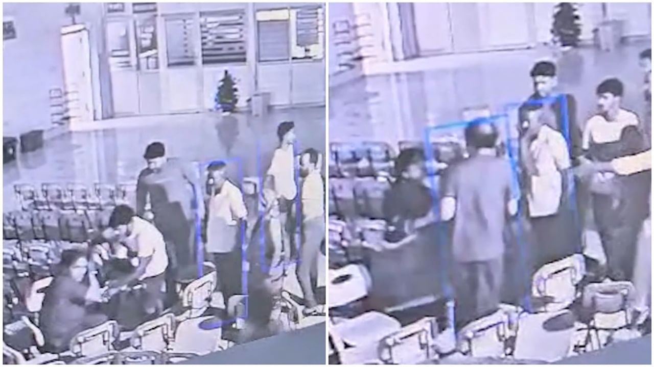 Viral Video: ਲਖਨਊ ਦੇ ਹਸਪਤਾਲ ‘ਚ ਮਰੀਜ਼ ਦੀ ਮੌਤ ਨੂੰ ਲੈ ਕੇ ਹੰਗਾਮਾ, ਡਾਕਟਰ ਦੀ ਬੁਰੀ ਤਰ੍ਹਾਂ ਕੁੱਟਮਾਰ Viral Video: ਲਖਨਊ ਦੇ ਹਸਪਤਾਲ ‘ਚ ਮਰੀਜ਼ ਦੀ ਮੌਤ ਨੂੰ ਲੈ ਕੇ ਹੰਗਾਮਾ, ਡਾਕਟਰ ਦੀ ਬੁਰੀ ਤਰ੍ਹਾਂ ਕੁੱਟਮਾਰ