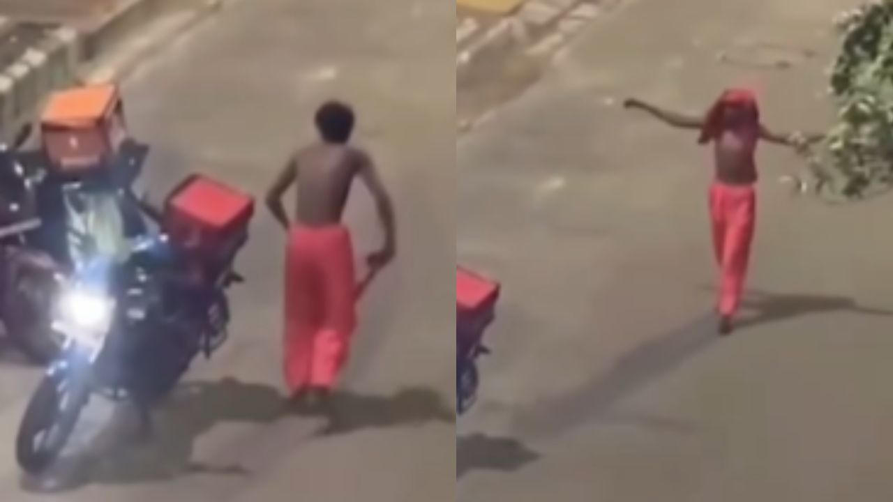 Zomato Boy Viral Video: ਭਾਰਤ ਦੇ ਟੀ-20 ਵਿਸ਼ਵ ਕੱਪ ਜਿੱਤਦੇ ਹੀ ਜ਼ੋਮੈਟੋ ਦਾ ਡਿਲੀਵਰੀ ਬੁਆਏ ਖੁਸ਼ੀ ਨਾਲ ਝੂਮ ਉੱਠਿਆ, ਵੀਡੀਓ ਸੋਸ਼ਲ ਮੀਡੀਆ ‘ਤੇ ਵਾਇਰਲ Zomato Boy Viral Video: ਭਾਰਤ ਦੇ ਟੀ-20 ਵਿਸ਼ਵ ਕੱਪ ਜਿੱਤਦੇ ਹੀ ਜ਼ੋਮੈਟੋ ਦਾ ਡਿਲੀਵਰੀ ਬੁਆਏ ਖੁਸ਼ੀ ਨਾਲ ਝੂਮ ਉੱਠਿਆ, ਵੀਡੀਓ ਸੋਸ਼ਲ ਮੀਡੀਆ ‘ਤੇ ਵਾਇਰਲ