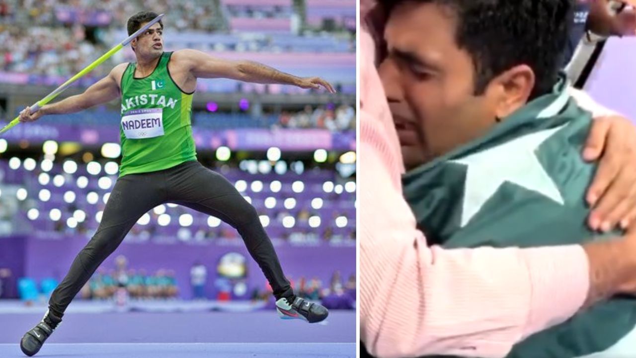 Arshad Nadeem Historic Javelin Throwਗੋਲਡ ਮੈਡਲ ਜਿੱਤਣ ਤੋਂ ਬਾਅਦ ਭਾਵੁਕ ਹੋਏ