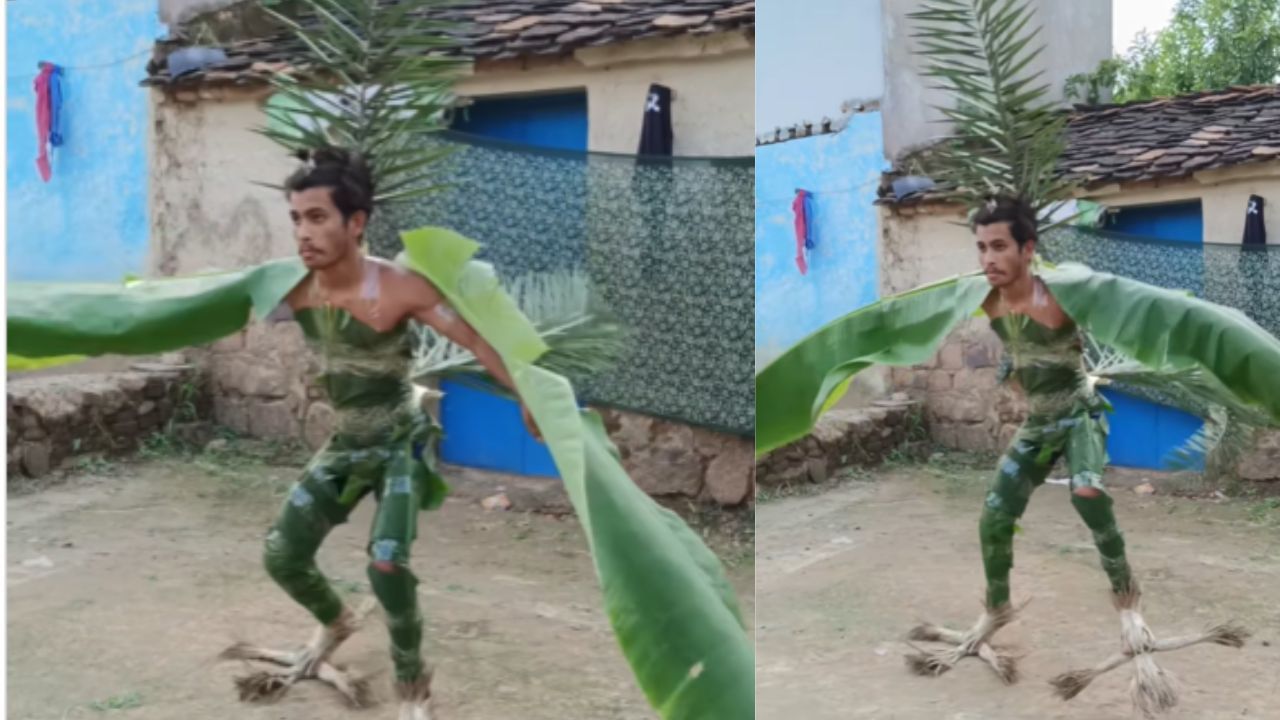 Funny Video: ਅਜੀਬੋ-ਗਰੀਬ Costume ‘ਚ ਮੁੰਡੇ ਨੇ ‘ਪੰਛੀ ਬਨੂ ਉਡਤੀ ਫਿਰੂ’ ਗੀਤ ‘ਤੇ ਕੀਤਾ ਡਾਂਸ, ਲੋਕ ਬੋਲੇ- ਉਰਫੀ ਜਾਵੇਦ ਲਈ ਖਤਰਾ Funny Video: ਅਜੀਬੋ-ਗਰੀਬ Costume ‘ਚ ਮੁੰਡੇ ਨੇ ‘ਪੰਛੀ ਬਨੂ ਉਡਤੀ ਫਿਰੂ’ ਗੀਤ ‘ਤੇ ਕੀਤਾ ਡਾਂਸ, ਲੋਕ ਬੋਲੇ- ਉਰਫੀ ਜਾਵੇਦ ਲਈ ਖਤਰਾ