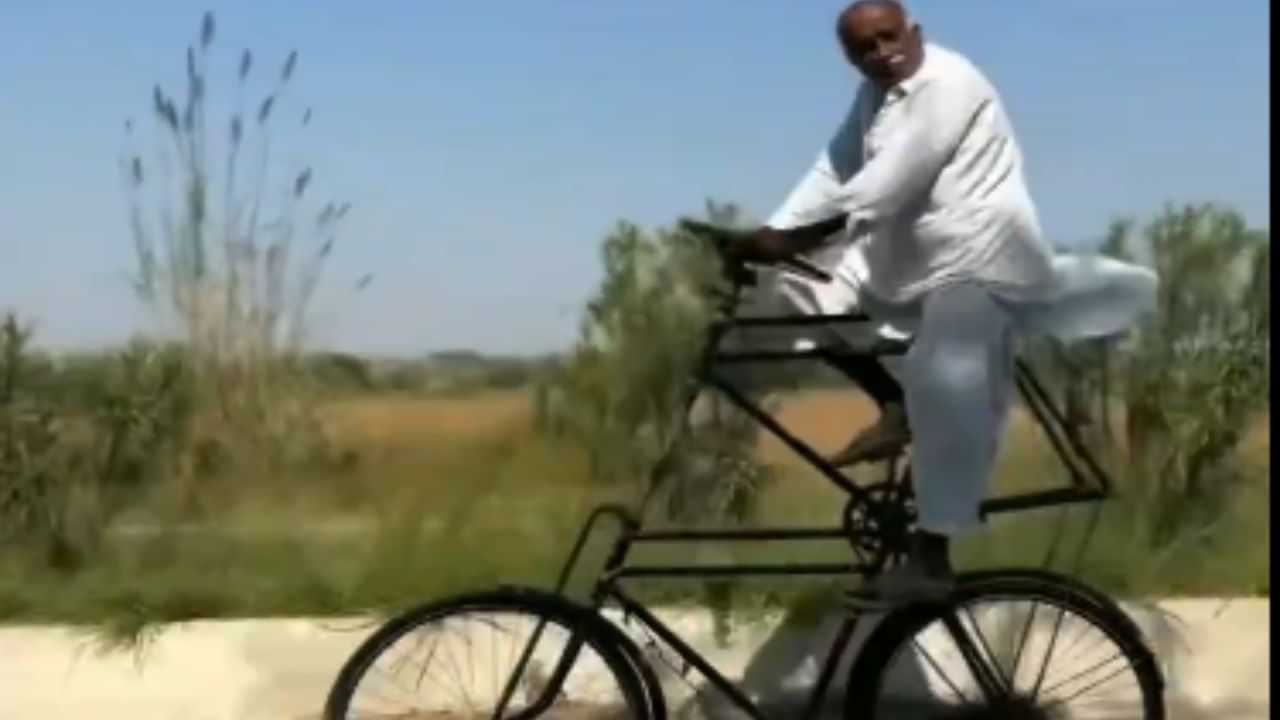 Viral Jugaadu Cycle: ਅੰਕਲ ਨੇ ਬਣਾਈ ਡੱਬਲ ਡੈਕਰ ਸਾਈਕਲ, ਦੇਖ ਕੇ ਹੋ ਜਾਓਗੇ ਹੈਰਾਨ, ਵੀਡੀਓ