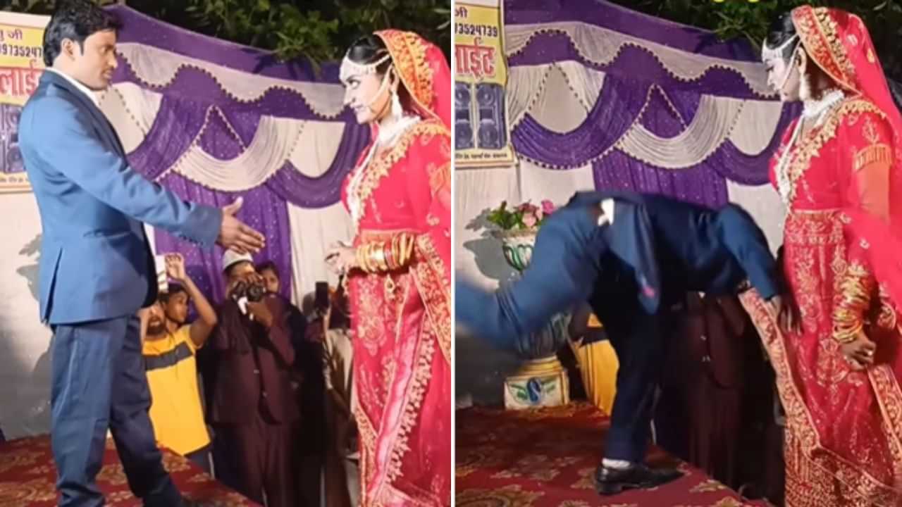 Wedding Viral Video: ਲਾੜੀ ਨੂੰ ਦੇਖ ਕੇ ਪਾਗਲ ਹੋ ਗਿਆ ਲਾੜਾ,ਫਿਰ ਹੋਇਆ ਕੁਝ ਅਜਿਹਾ,ਪਲਾਂ ਚ ਹੀ ਚੂਰ ਹੋ ਗਏ ਸਾਰੇ ਸੁਪਨੇ