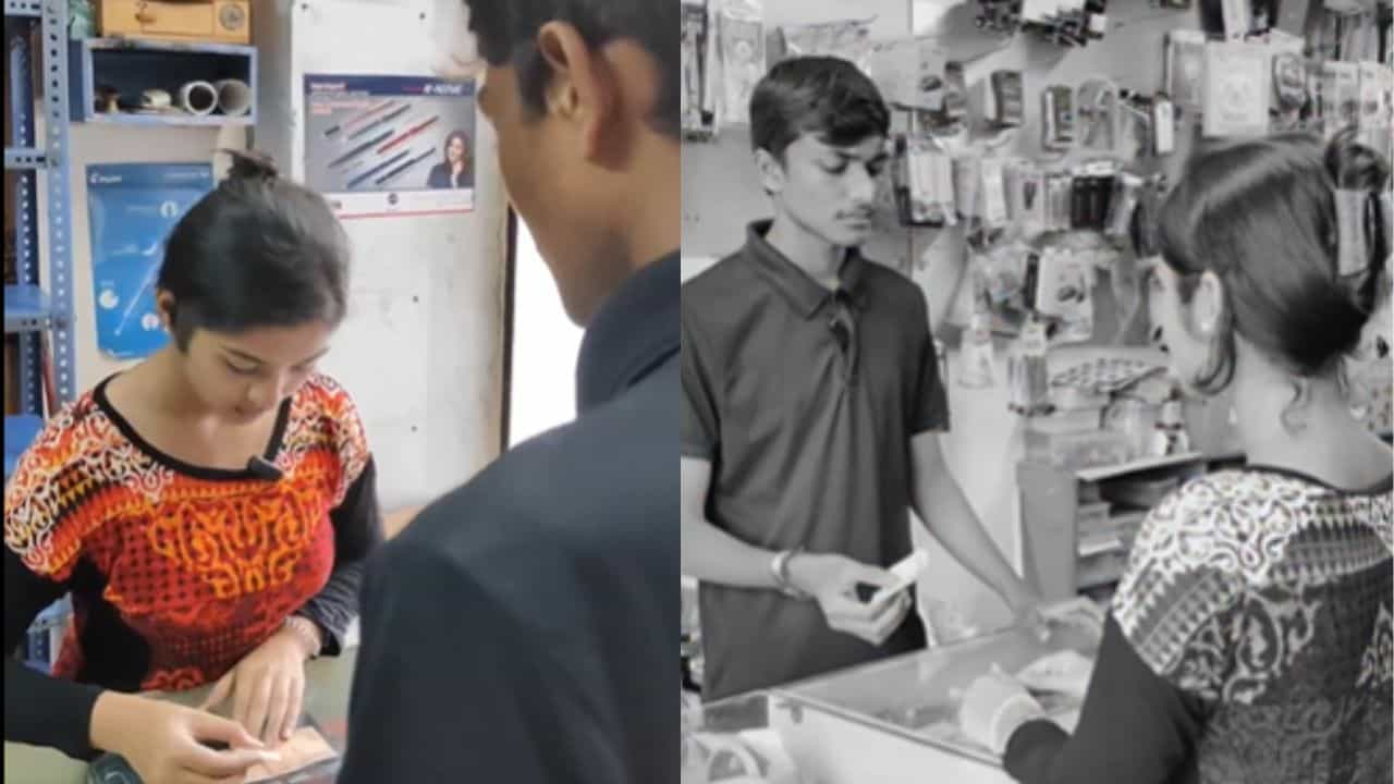 Funny Viral Video: ਕੁੜੀ ਨੇ ਫਟਿਆ ਹੋਇਆ ਨੋਟ ਚਲਾਉਣ ਲਈ ਲਗਾਇਆ ਦਿਮਾਗ, ਦੁਕਾਨਦਾਰ ਵੀ ਰਹਿ ਗਿਆ ਹੈਰਾਨ Funny Viral Video: ਕੁੜੀ ਨੇ ਫਟਿਆ ਹੋਇਆ ਨੋਟ ਚਲਾਉਣ ਲਈ ਲਗਾਇਆ ਦਿਮਾਗ, ਦੁਕਾਨਦਾਰ ਵੀ ਰਹਿ ਗਿਆ ਹੈਰਾਨ