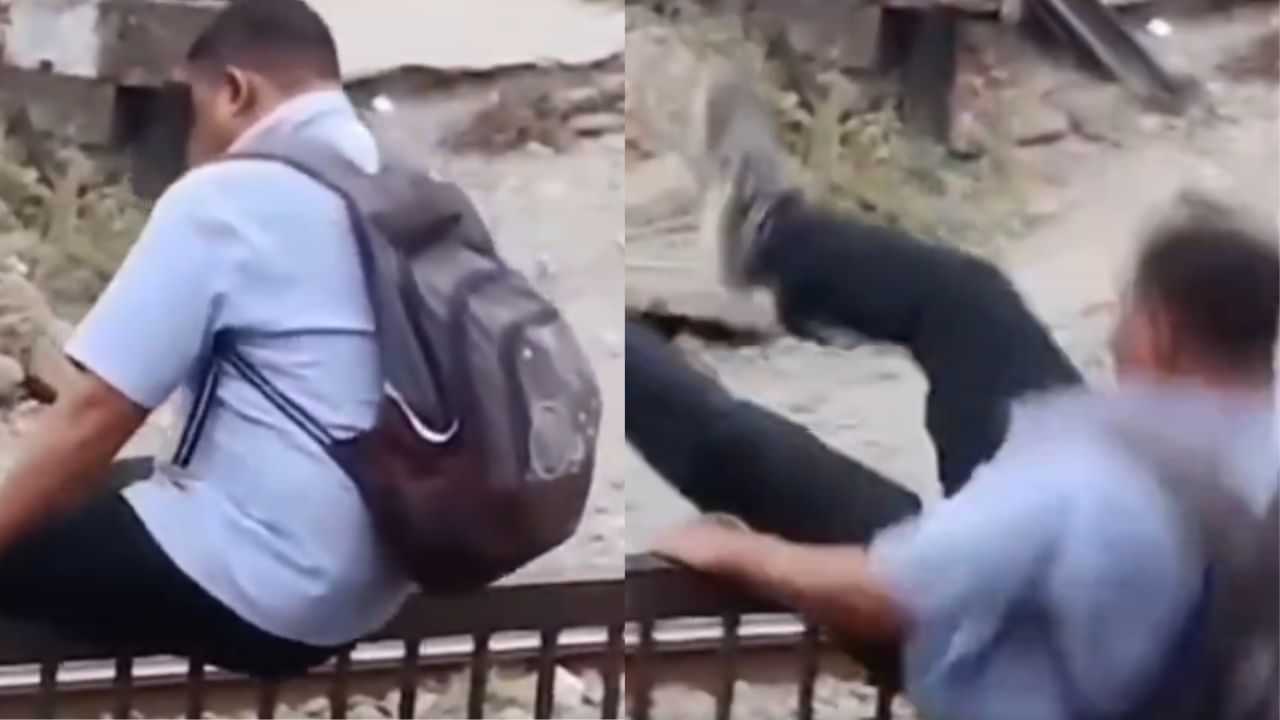 Funny Viral Video: ਬੰਦ ਸੀ ਫਾਟਕ... ਨਹੀਂ ਹੋਇਆ ਇੰਤਜ਼ਾਰ, ਸ਼ਖਸ ਨੇ ਕ੍ਰਾਸ ਕਰਨ ਲਈ ਅਪਣਾਇਆ Plan-B, ਪਰ....