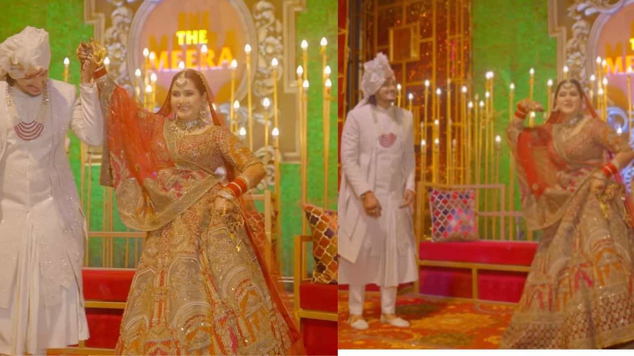 ਲਾੜੇ ਨੂੰ ਦੇਖਦੇ ਹੀ ਲਾੜੀ ਨੇ ਕੀਤੀ ਸਲਮਾਨ ਖਾਨ ਦੇ ਗਾਣੇ ਤੇ ਐਂਟਰੀ , ਯੂਜ਼ਰਸ ਨੇ ਕਿਹਾ- ਇਹ ਪੱਕਾ ਲਵ ਮੈਰਿਜ