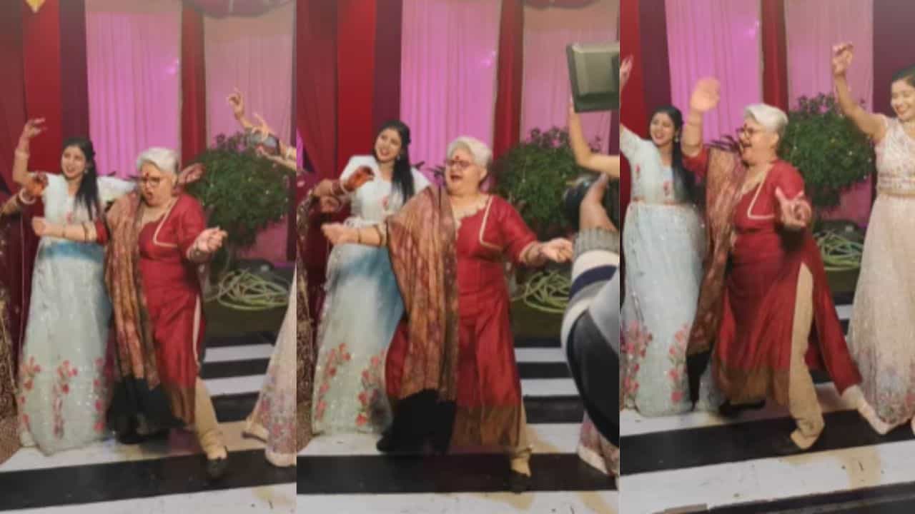 ਬਜ਼ੁਰਗ ਔਰਤ ਨੇ ਵਿਆਹ  ਵਿੱਚ ਕੀਤਾ ਢੋਲ ਜਗੀਰੋ ਦਾ, ਗਾਣੇ ਤੇ ਅਜਿਹਾ ਡਾਂਸ, ਕਿ ਵੀਡੀਓ ਹੋ ਗਿਆ ਵਾਇਰਲ