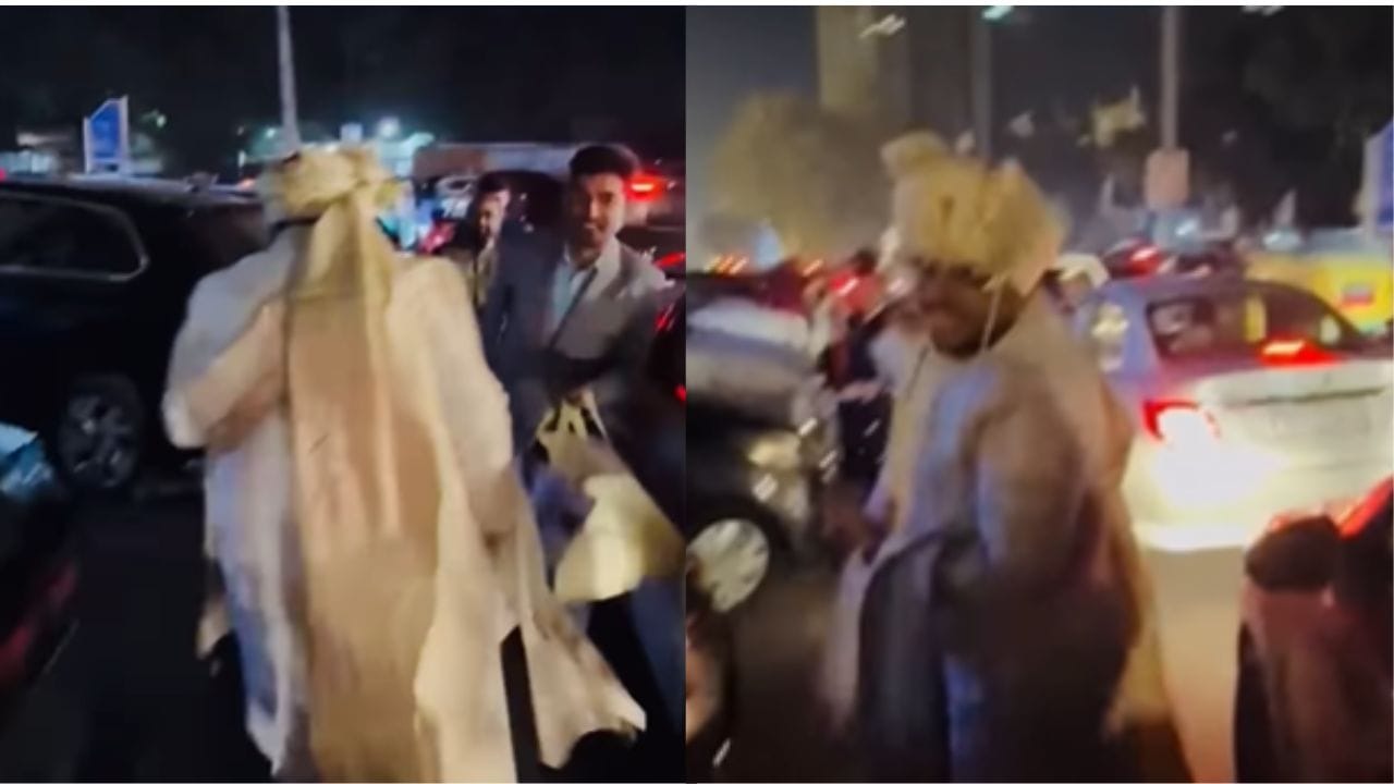 Viral Video: ਬਰਾਤ ਨਿਕਲ ਗਈ ਅੱਗੇ, Traffic ਵਿੱਚ ਫਸ ਗਿਆ ਲਾੜਾ ; ਇੰਟਰਨੈੱਟ 'ਤੇ ਵਾਇਰਲ ਹੋਇਆ VIDEO