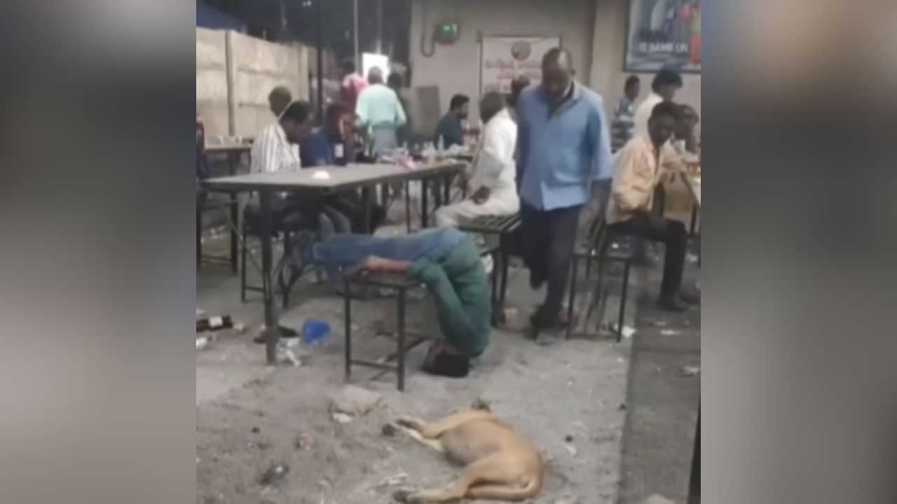 Viral Video: ਸ਼ਖ਼ਸ ਤੇ ਇੰਝ ਚੜ੍ਹਿਆ ਸ਼ਰਾਬ ਦਾ ਸਰੂਰ, ਠੇਕੇ ਤੇ ਗਵਾਏ ਹੋਸ਼, ਵੀਡੀਓ ਦੇਖ ਕੇ ਨਹੀਂ ਰੁਕੇਗਾ ਹਾਸਾ