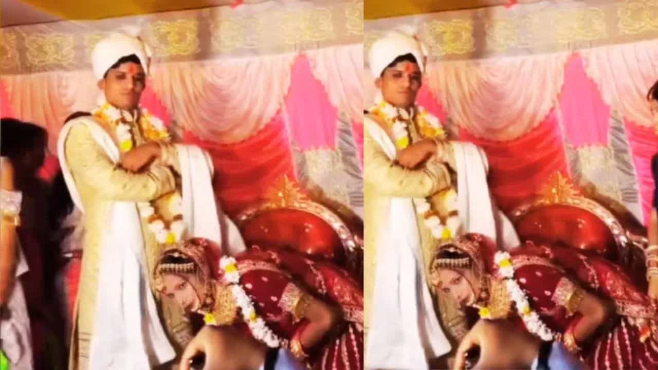 Viral Video :  ਗੁੱਸੇ ਵਿੱਚ ਖੜ੍ਹਾ ਰਿਹਾ ਲਾੜਾ, ਸ਼ਾਂਤ ਰਹੀ ਲਾੜੀ...ਮਹਿਮਾਨਾਂ ਨੇ ਸਟੇਜ ਤੇ ਦੇਖਿਆ ਅਜੀਬ ਨਜ਼ਾਰਾ