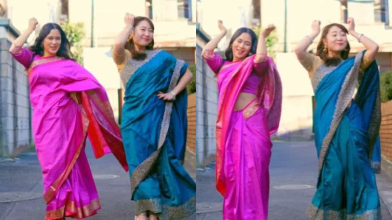 Viral Video : ਦੇਸੀ ਕੁੜੀ ਦੇ ਨਾਲ ਜਪਾਨੀ ਕੁੜੀ ਨੇ ਕੀਤਾ ਸਾੜੀ ਪਾ ਕੇ ਡਾਂਸ, ਲੋਕ ਹੋਏ ਦੀਵਾਨੇ Viral Video : ਦੇਸੀ ਕੁੜੀ ਦੇ ਨਾਲ ਜਪਾਨੀ ਕੁੜੀ ਨੇ ਕੀਤਾ ਸਾੜੀ ਪਾ ਕੇ ਡਾਂਸ, ਲੋਕ ਹੋਏ ਦੀਵਾਨੇ