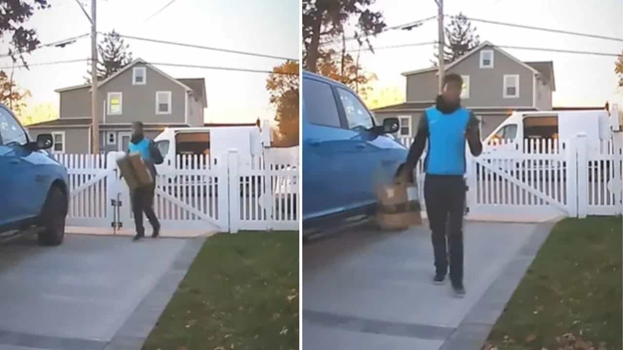 Viral Video: ਡਿਲੀਵਰੀ ਬੁਆਏ ਹੈ ਜਾਂ ਸਪਾਈਡਰ-ਮੈਨ? ਮੁੰਡੇ ਦਾ ਸਟੰਟ ਦੇਖ ਕੇ ਸੋਚਾਂ ਵਿੱਚ ਪੈ ਗਈ ਜਨਤਾ