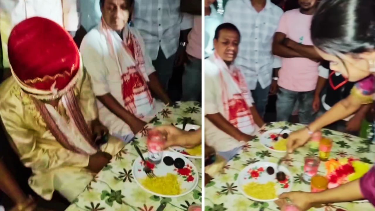 Viral Video: ਤੇਜ ਬਣ ਰਹੀ ਸੀ ਲਾੜੀ ਦੀ ਭੈਣ, ਪਰ ਲਾੜਾ ਵੀ ਨਿਕਲਿਆ ਖਿਡਾਰੀ; VIDEO ਦੇਖ ਨਹੀਂ ਰੋਕ ਸਕੋਗੇ ਹਾਸਾ Viral Video: ਤੇਜ ਬਣ ਰਹੀ ਸੀ ਲਾੜੀ ਦੀ ਭੈਣ, ਪਰ ਲਾੜਾ ਵੀ ਨਿਕਲਿਆ ਖਿਡਾਰੀ; VIDEO ਦੇਖ ਨਹੀਂ ਰੋਕ ਸਕੋਗੇ ਹਾਸਾ