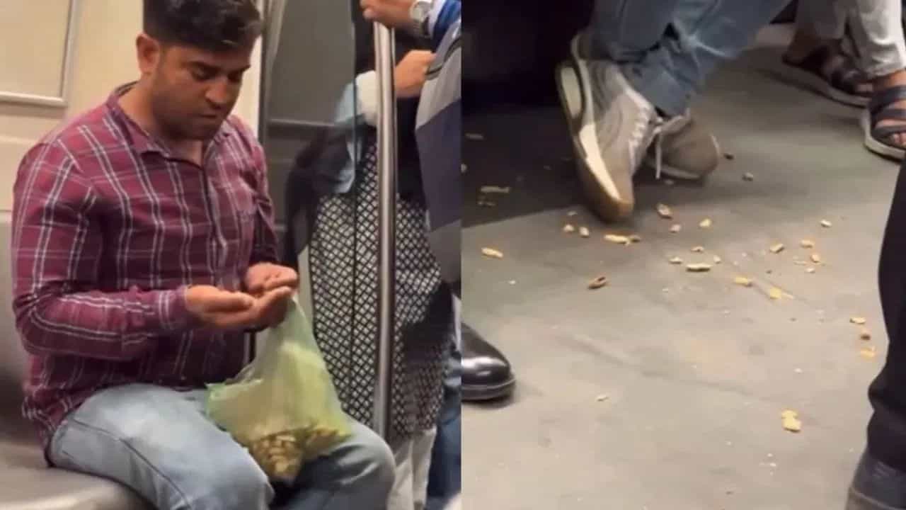 Metro Viral Video : ਹੁਣ ਲੋਕ ਮੈਟਰੋ ਵਿੱਚ ਲੈ ਰਹੇ ਮੂੰਗਫਲੀ ਦਾ ਸਵਾਦ, ਯੂਜ਼ਰਸ ਬੋਲੇ-  ਲਗਾਓ ਇਸ ਤੇ ਇੱਕ ਸਾਲ ਦਾ ਬੈਨ