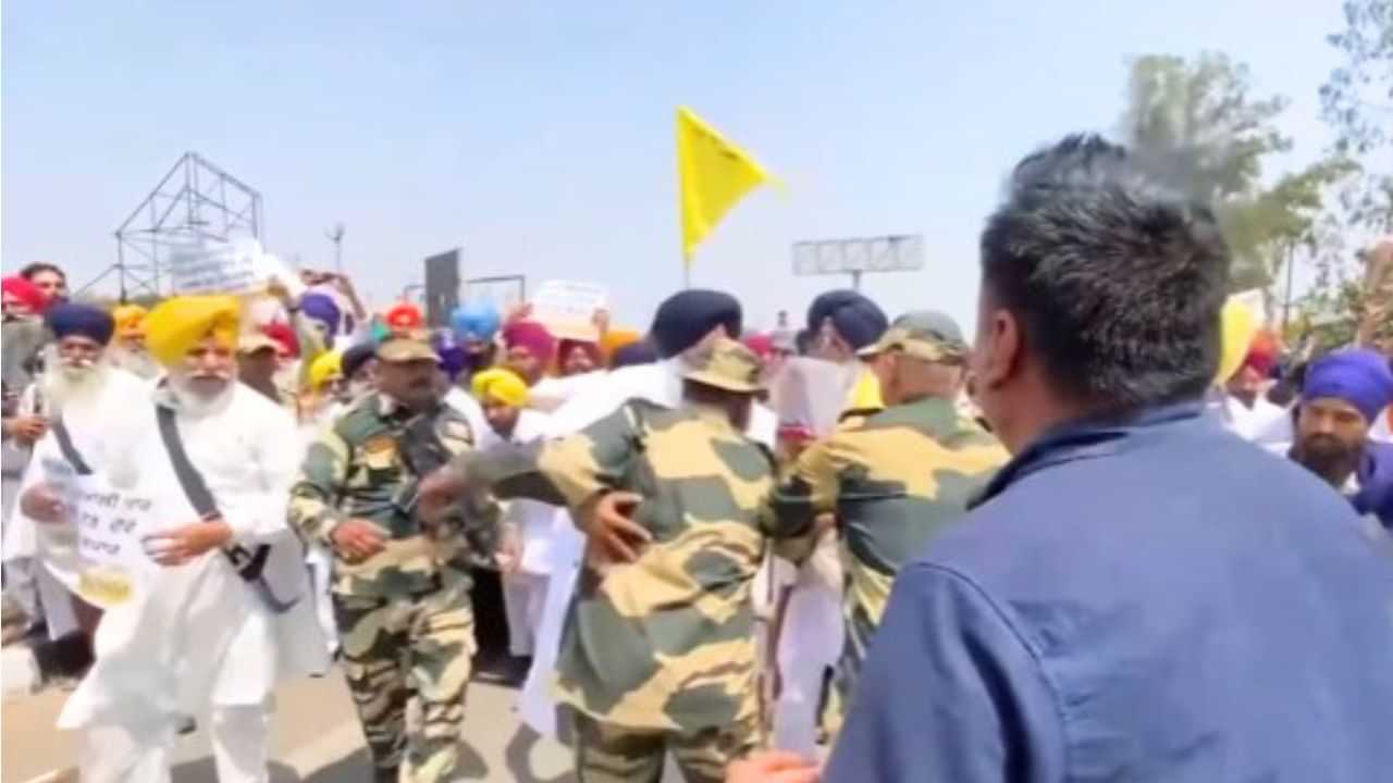 ਅਟਾਰੀ ਸਰਹੱਦ ਤੇ SAD (ਅੰਮ੍ਰਿਤਸਰ) ਦੇ ਵਰਕਰਾਂ ਅਤੇ BSF ਜਵਾਨਾਂ ਵਿਚਾਲੇ ਝੜਪ, ਵਪਾਰ ਸ਼ੁਰੂ ਕਰਨ ਦੀ ਕਰ ਰਹੇ ਸੀ ਮੰਗ