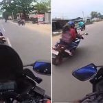 Viral Shocking Video: ਕੁੜੀ ਨੂੰ ਪਿੱਛੇ ਬੈਠਾ ਕੇ ਖ਼ਤਰਨਾਕ ਸਟੰਟ ਕਰ ਰਿਹਾ ਸੀ Biker, ਪਰ ਹੋ ਗਈ ਖੇਡ Viral Shocking Video: ਕੁੜੀ ਨੂੰ ਪਿੱਛੇ ਬੈਠਾ ਕੇ ਖ਼ਤਰਨਾਕ ਸਟੰਟ ਕਰ ਰਿਹਾ ਸੀ Biker, ਪਰ ਹੋ ਗਈ ਖੇਡ