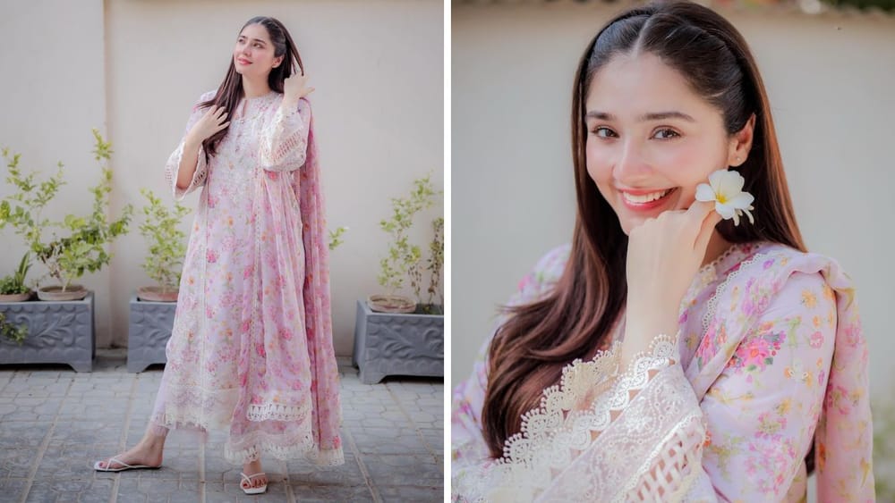 ਗਰਮੀਆਂ ਵਿੱਚ ਫਲੋਰਲ ਪ੍ਰਿੰਟ ਬਹੁਤ ਵਧੀਆ ਲੱਗਦੇ ਹਨ ਅਤੇ ਅਜਿਹੇ ਕੱਪੜੇ ਮਾਨਸੂਨ ਤੱਕ Perfect ਹਨ। ਦੁਰੇਫਿਸ਼ਾਨ ਸਲੀਮ ਨੇ ਪੇਸਟਲ ਕਲਰ Combination ਵਾਲਾ ਫਲੋਰਲ ਪ੍ਰਿੰਟ ਸੂਟ ਵਿਅਰ ਕੀਤਾ ਹੈ। ਅਦਾਕਾਰਾ ਨੇ ਲਾਂਗ ਕੁੜਤੀ ਅਤੇ ਟ੍ਰਾਊਜ਼ਰ ਪਾਈ ਹੋਈ ਹੈ, ਨਾਲ ਹੀ ਇੱਕ ਮੈਚਿੰਗ ਦੁਪੱਟਾ ਵੀ ਕੈਰੀ ਕੀਤਾ ਹੈ।